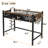 Twin XL Size Metal Loft Bed with Ladder, Built-In Storage Shelves & Bookshelf, Space-Saving Bedroom Bunk, Black-661560509