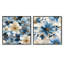 Ensemble de 2 ensembles de collage floraux carrés anglais-101853553-101853554
