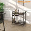 Chariot-bar avec 2 supports de rangement Chariot de cuisine roulant avec porte-bouteilles et porte-verres-647936022-647936023