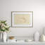 At the Zoo Sketch Series - Laying Bunny Framed