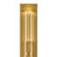 Cecily 2 - Light Dimmable Heritage Brass Flush Mounted Sconce