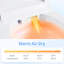 Toilette intelligente avec bidet intégré, chasse d'eau automatique et siège chauffant, fonction de séchage à l'eau chaude réglable, options de lavage multiples, y compris lavage par bulles de massage, affichage numérique coloré nuit douce, pied