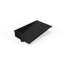 Lavabo de salle de bain encastré en résine 25,2 po x 16,1 po Badeloft UB-04-RL-GBLK-71991641