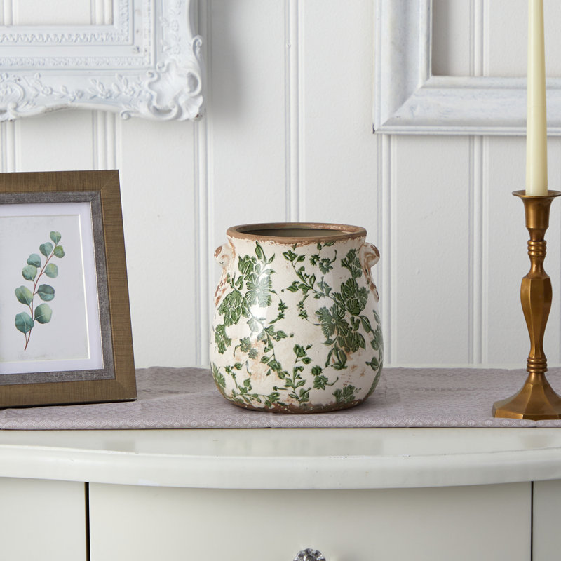 Essa Ceramic Planter, 6.5" H x 6.5" W x 6.5" D