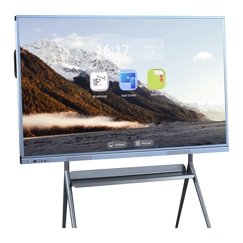 JYXCN Smart Board 55" Interactive Whiteboard 4K Wireless Touch Windows & Android Smart Board for Video Meetings(Include Wall Mount)