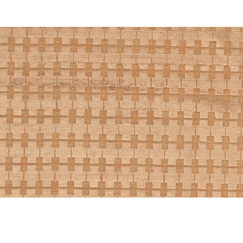 Tapis beige noué à la main de haute qualité