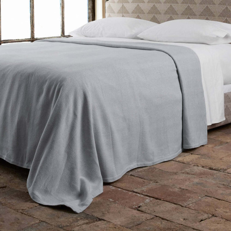 Lavanya Coffee Blanket - King, King, Mist