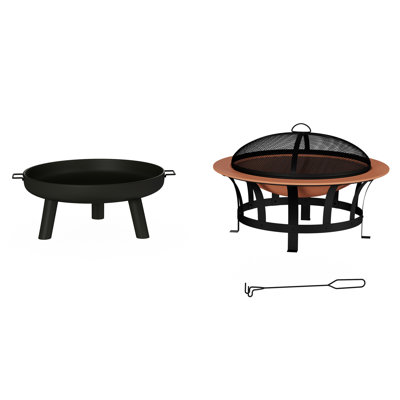 Round Steel Wood Burning Smokeless Fire Pit