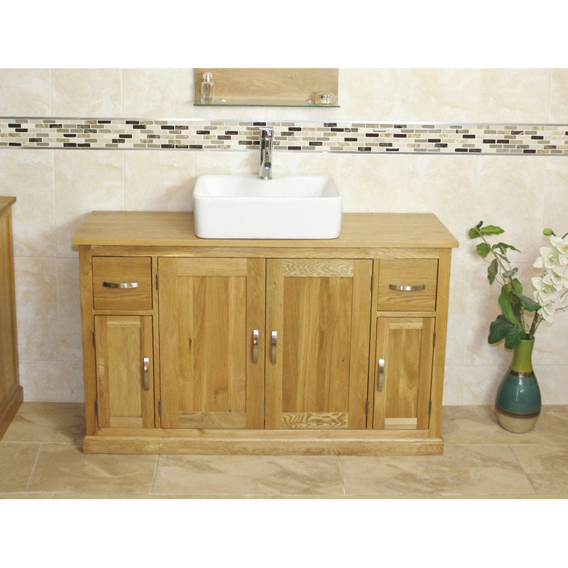 Edwards 1230mm Single Bathroom Vanity with Vessel Ceramic Basin