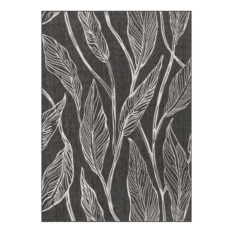 Firman Beachcrest Home Leaf Wygant Indoor/Outdoor Area Rug, Rectangle 7'10" x 11'