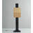 Geometric Square Shade Wood Floor Light Fixture
