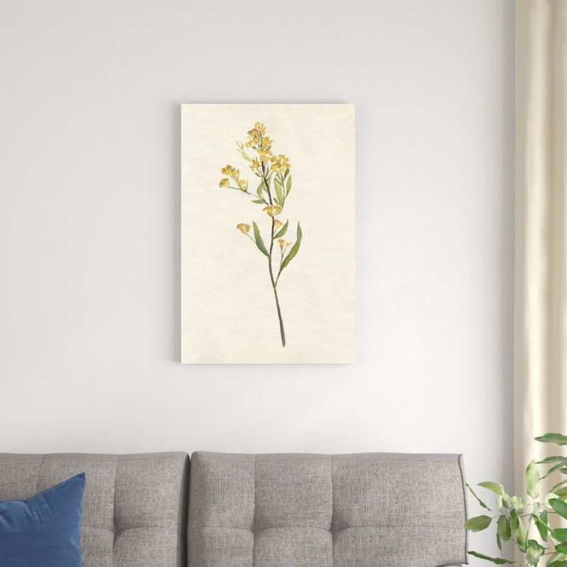 Delicate Yellow II, 30" H x 20" W, Yes, Black Single Framed