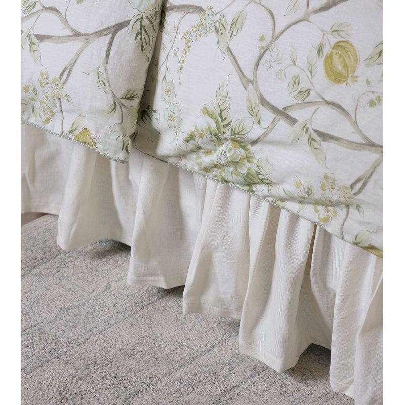 Suzette Farmhouse / Country Cotton Floral Duvet Cover, King Duvet Cover