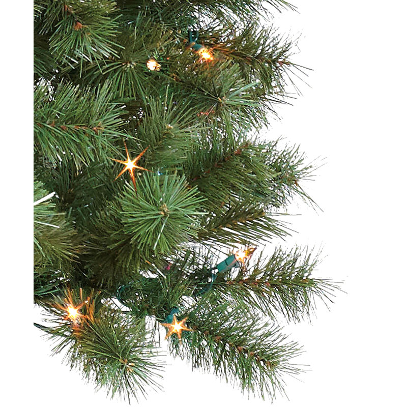 Arbre de Noël en cachemire vert 6 pi avec 200 lumières DEL Sentiments