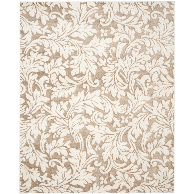 Carman Performance Floral Rug, Rectangle 8' x 10'