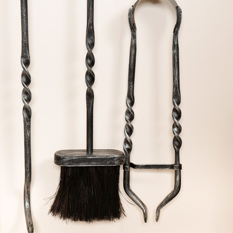 Iron Fireplace Tool Set
