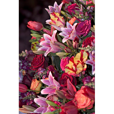 Arrangement floral - photographie sur toile tendue