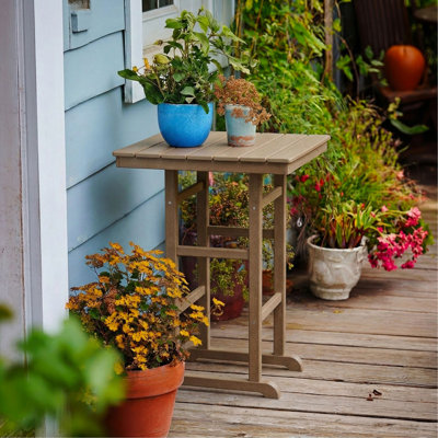Table de pub pour terrasse en HDPE