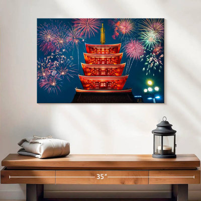 Senso Ji Temple Fireworks
