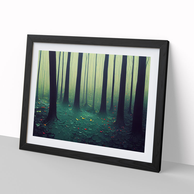 Fairy Forest Vol.3 - Single Picture Frame Print, 46cm H x 64cm W x 2cm D, Black