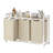 Laundry Hamper with 3 Pull-Out and Removable Bags-133452893