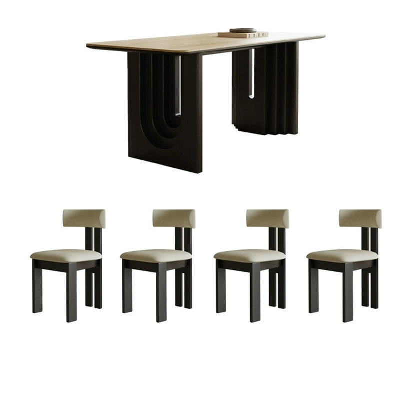 Ensembles de tables de salle à manger modernes et modernes., H 29,53 po x L 70,87 po x l 31,5 po
