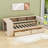 Two Drawers Wood Platform Bed with Storage Shelves and Charging Station-106813622-106813621