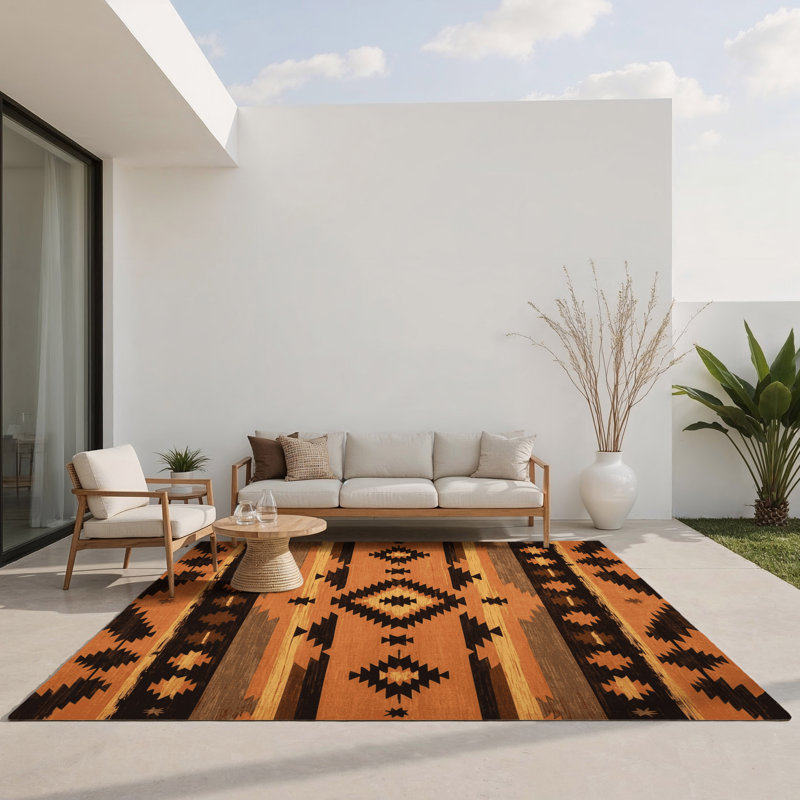 Tapis intérieur et extérieur turquoise Legacy, Rectangle 1 pi 6 po x 2 pi 6 po