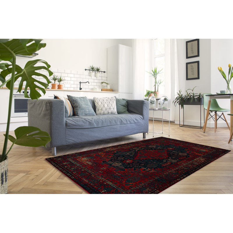 Lucian Oriental Wool Area Rug, Rectangle 200 x 300cm