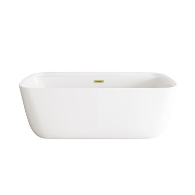 Cavidan 66.9375'' x 30.75'' Freestanding Soaking Bathtub