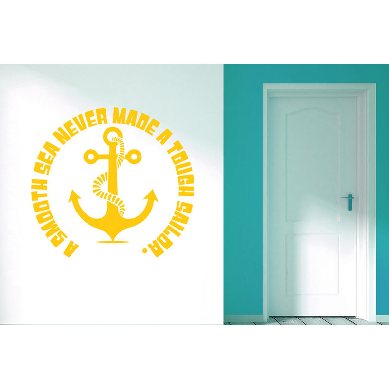 Nautical & Beach Wall Decal, Dark Yellow