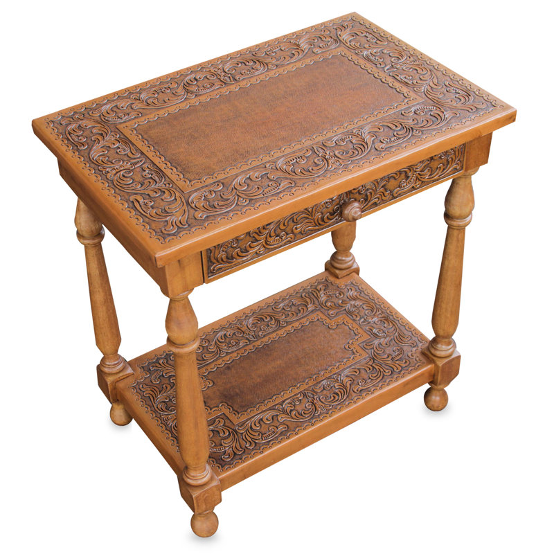 Table de bout en bois massif Gabir