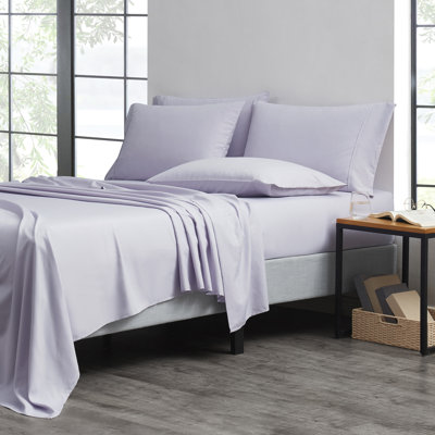 Ensemble de draps en bambou à densité de tissage 1800 fils Bibb Home
