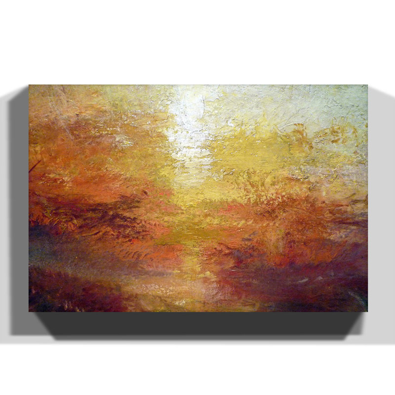 J.M.W. Turner - Wrapped Canvas Painting, 50cm H x 76cm W