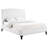 Snow Upholstered Eastern King Wingback Bed