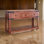 55 " W Solid Wood Top Console Table