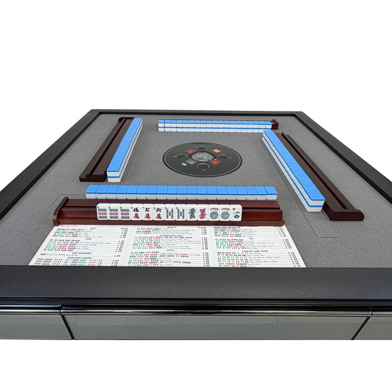 Table de mahjong automatique de qualité supérieure aux États-Unis MJ Table, Light Blue