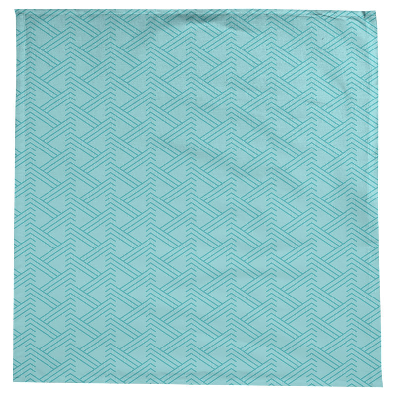 Classic Zig Zag Tablecloth, Teal