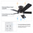 52" Low Profile Ceiling Fan with Lights
