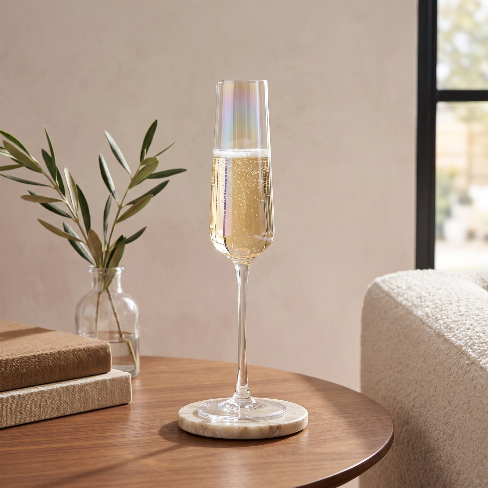 Monterey Crystal Champagne Flute