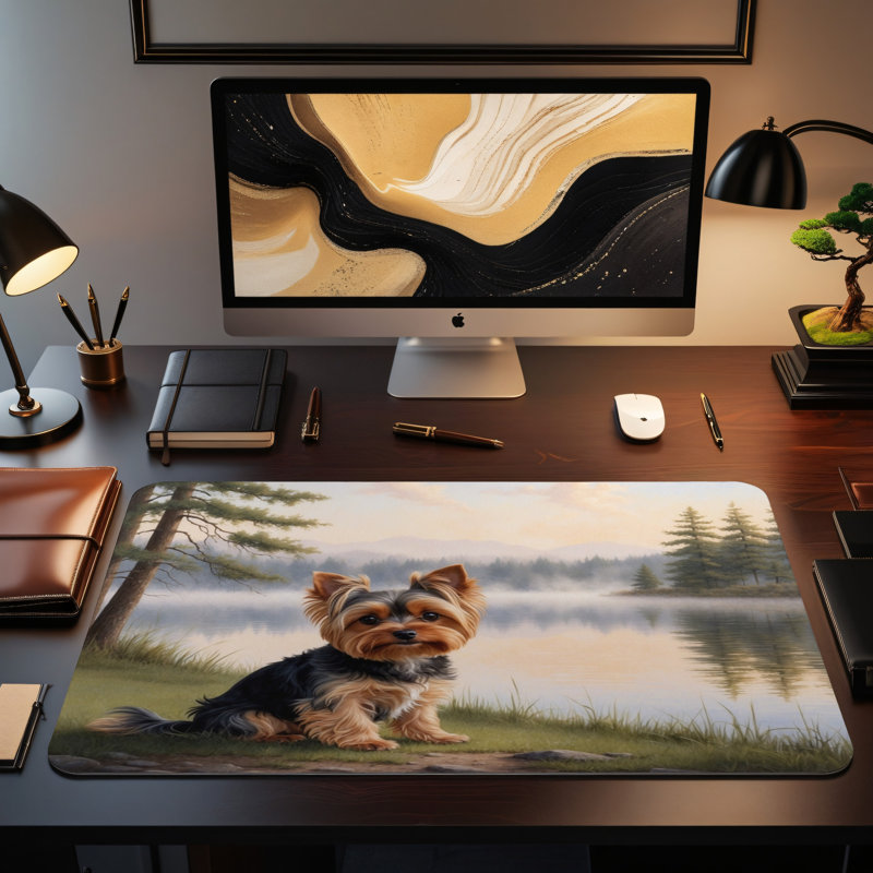 Polyester Desk Pad, 23.6x13.8