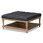 Cocktail carré capitonné 37,8 po avec repose-pieds Adgerge Adger-928269267