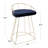 Sienna Upholstered Counter Stool with Metal Frame-117744144
