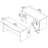 Echo 3-Piece Bow Front Desk, Credenza and Filing Cabinet Set-53265500