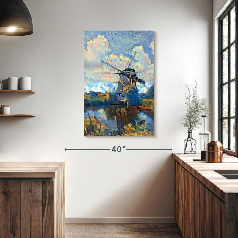 Lilie Amsterdam Windmill, 39" H x 26" W