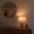 Mia 15.75" Midcentury LED Table Lamp With Maple Wood Base