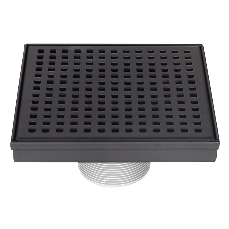 Grid / Tile-In Shower Drain, Matte Black