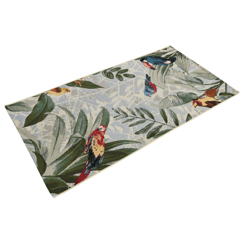 Outdoor Kona Area Rug Mix Color, Runner 2'7" x 5'3"