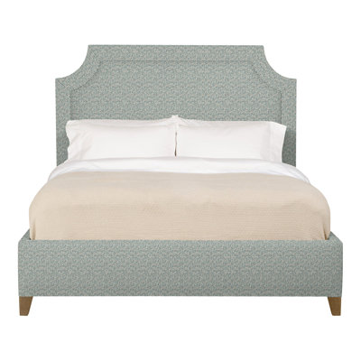 Audrey/Asher Queen Upholstered Low Profile Panel Bed