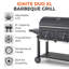 Tower 53cm W Barrel Charcoal Grill